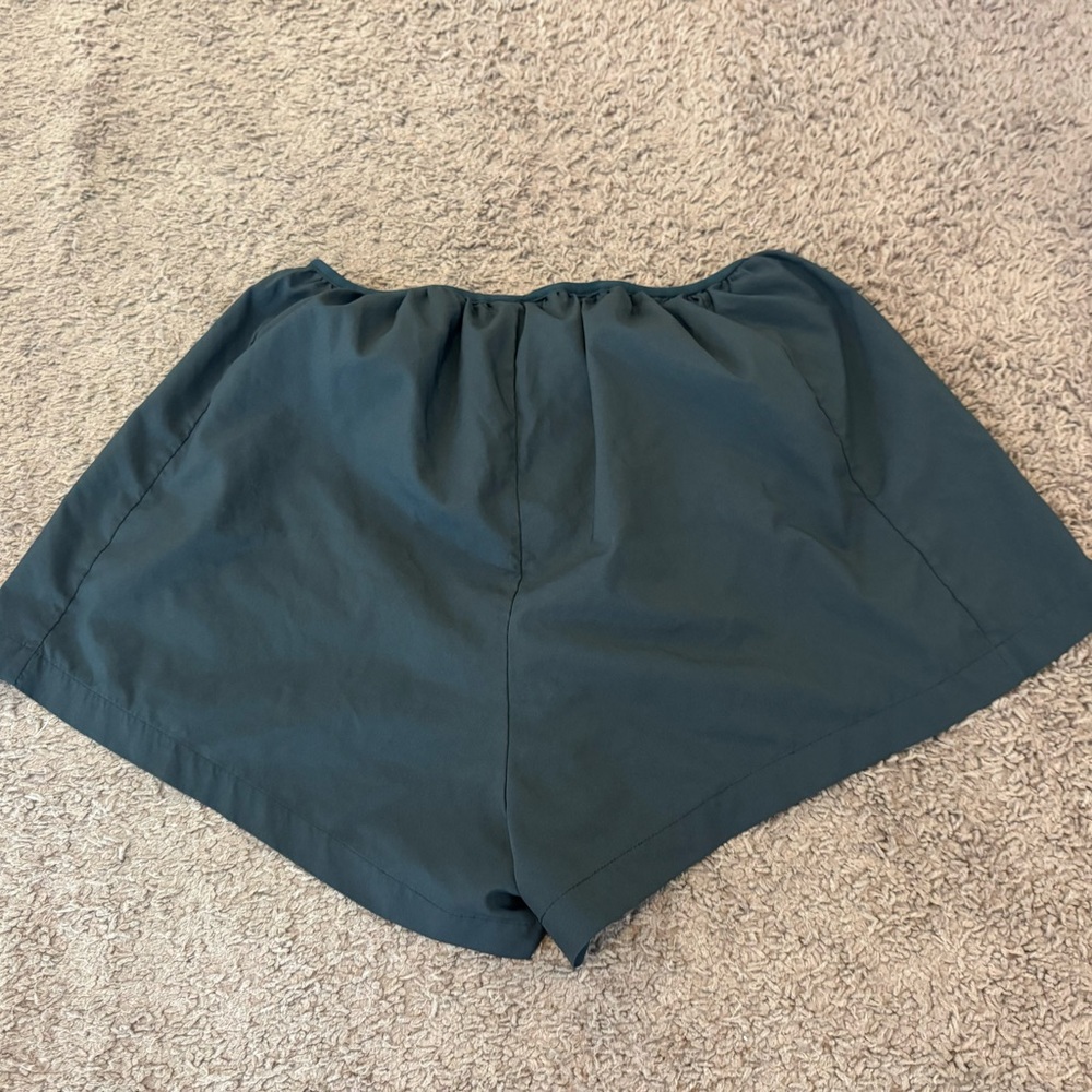 2 FOR $25 InSport Black Nylon High Rise Running Gym Shorts Built In Brief M L XL - Picture 5 of 9
